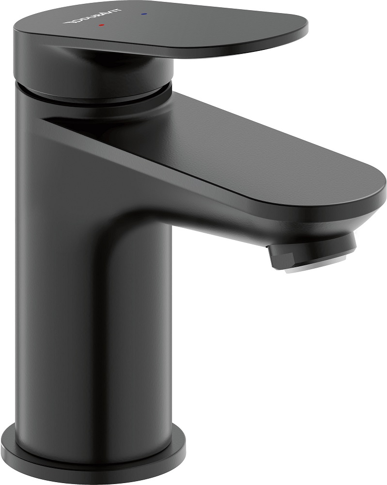 Baterie pentru lavoar Duravit WA1010002046, lavoar Wave, compatibil cu instalatii sanitare standard, negru
