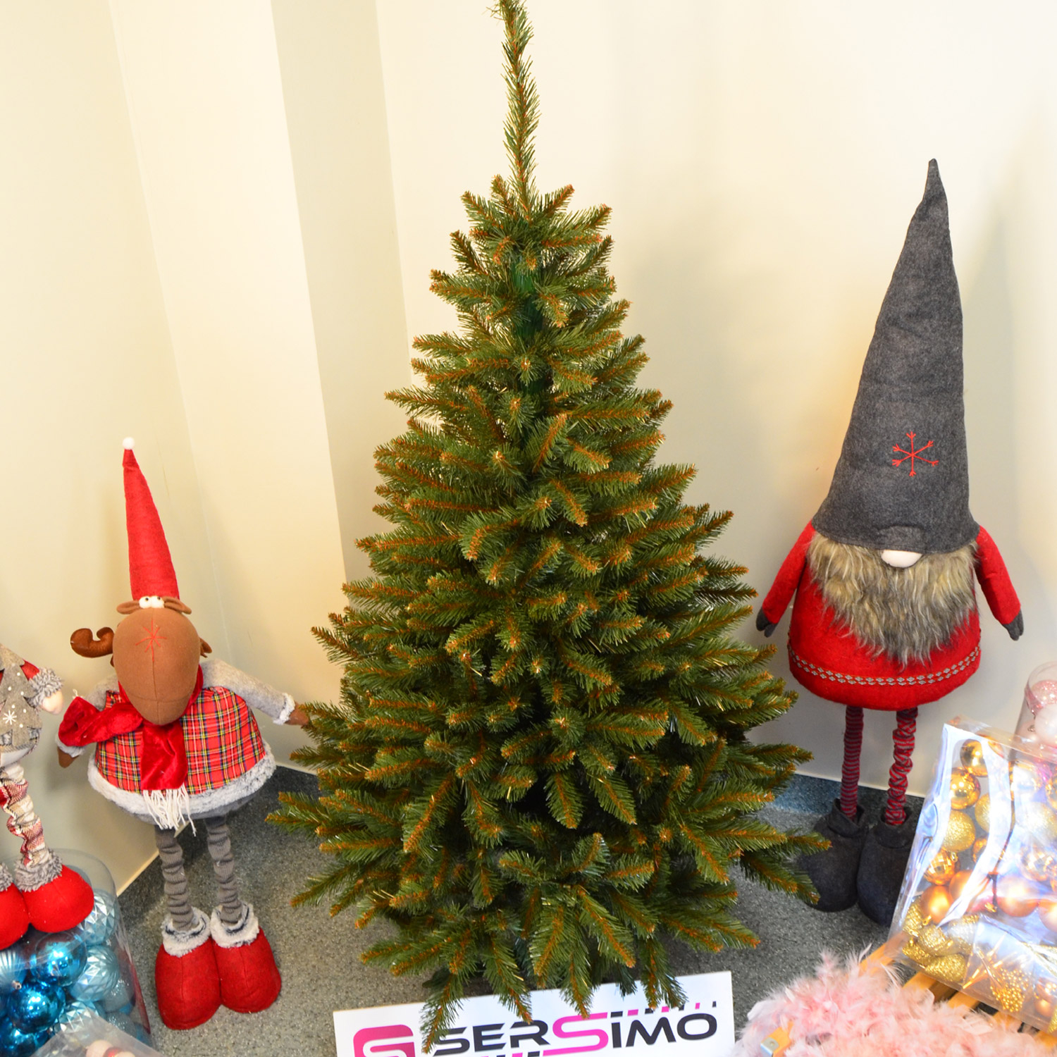 Brad artificial Christmas Deluxe, Royal, 150cm