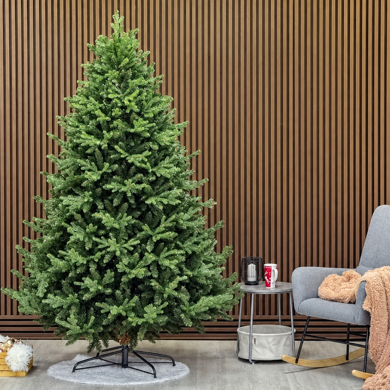 Brad artificial Christmas Deluxe, Royal Felara, 2D+3D, 230cm