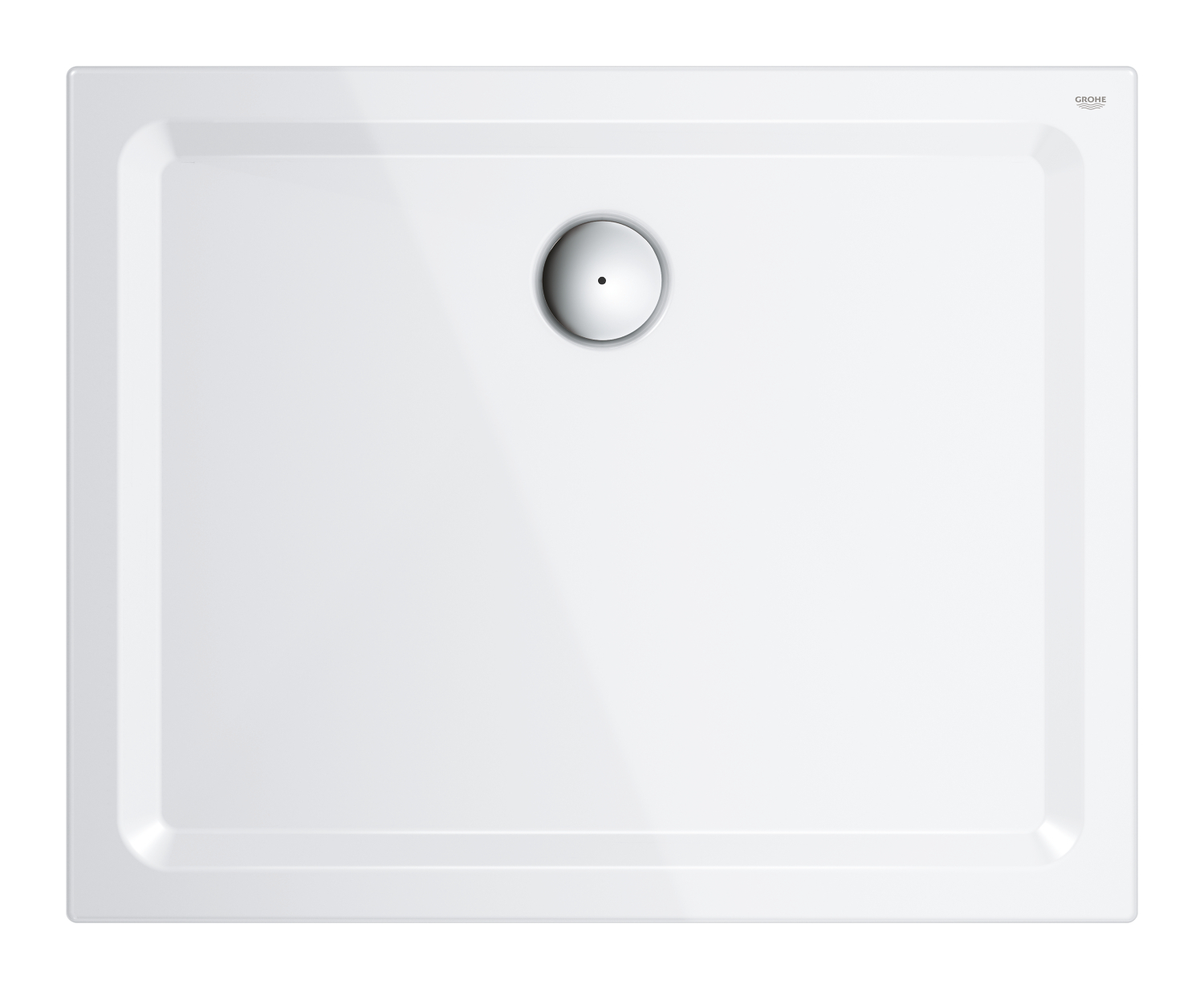 Cada de dus Grohe 39306000, 90 mm, 800 mm, 1000 mm, 30 mm, suprafata antiaderent, interior zona montaj, Alb