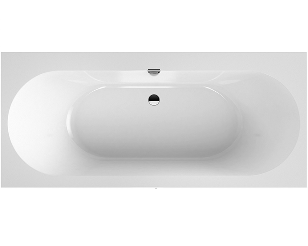 Cada dreptunghiulara compozit VilleroyBoch Oberon 2.0 180x80 cm Quaryl