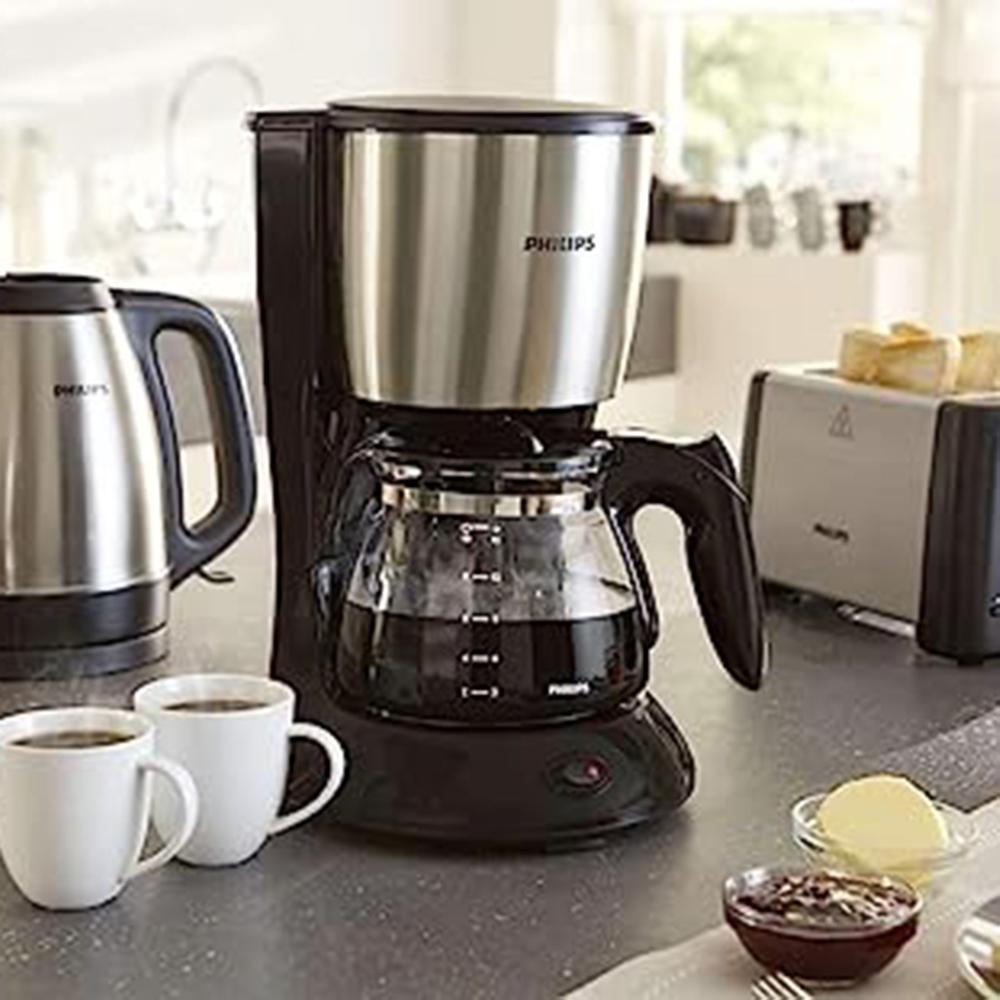 Cafetiera Philips HD7462 20, Daily Collection, bautura preparata cafea, calitate superioara pentru baia ta, negru, gri