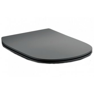 Capac wc slim softclose Ideal Standard Tesi negru mat - Imagine 1