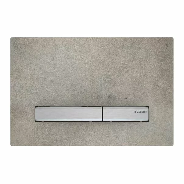 Clapeta de actionare Geberit Sigma50 aspect de beton clape crom