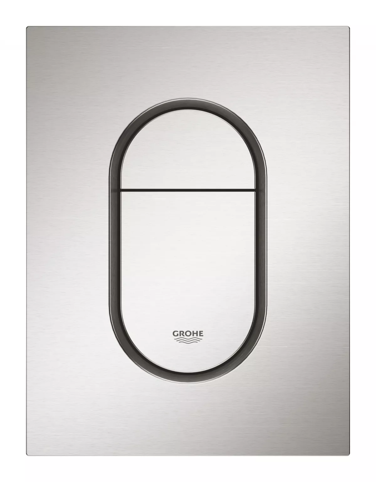 Clapeta WC Grohe Arena Cosmo, S, dubla , 130 x 172 mm, verticala, otel satinat, 37624DC0