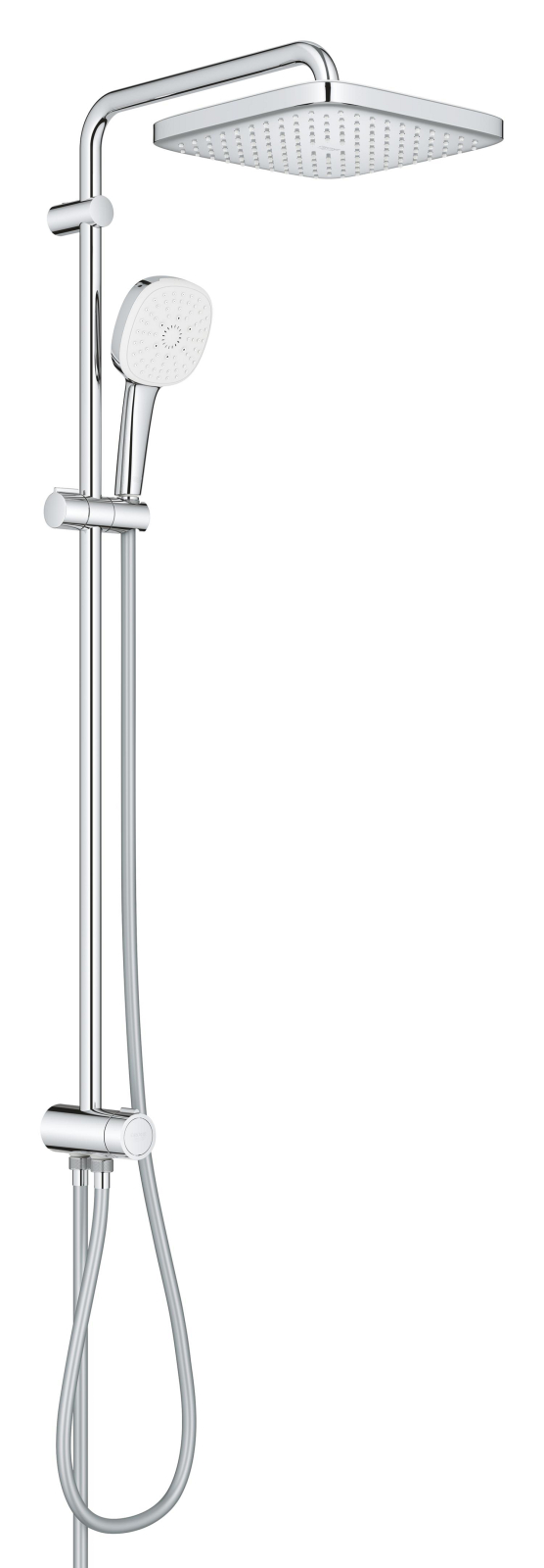 Coloana de dus Grohe 26694001, dus Tempesta Cube 250, montaj aparent, numar functii para dus 2, crom