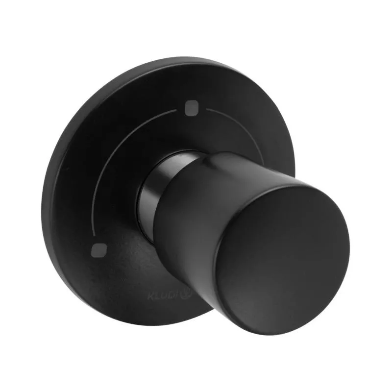 Comutator Kludi Balance 528468775, 1 2  , 3 cai iesire, necesita set fixare, mat, negru