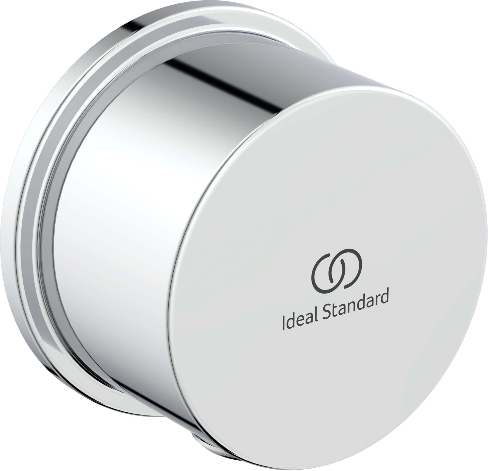 Cot conector de dus FixFit Ideal Standard crom lucios IdealRain Round - Imagine 1