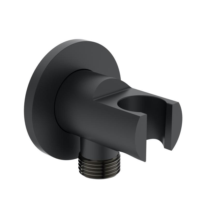 Cot de iesire dus cu suport Ideal Standard Multisuite negru mat