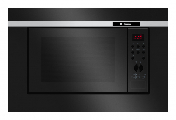 Cuptor cu AMG20BFH, microunde Hansa, incorporabil, putere w 700, capacitate l 20, numar programe 12, negru