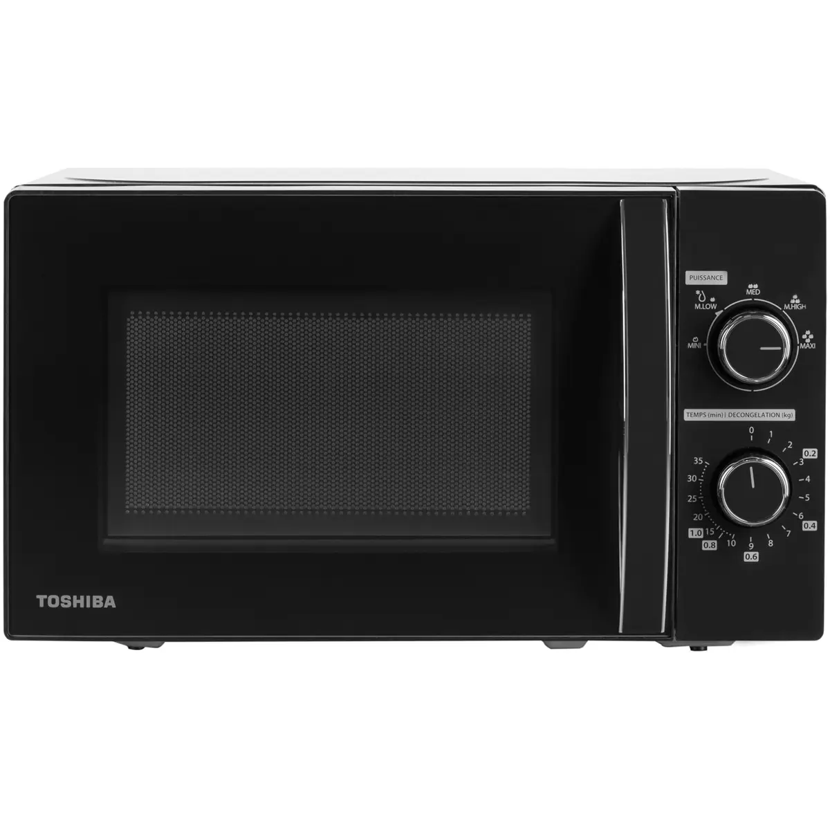 Cuptor cu microunde Toshiba MW-MM20PBK, microunde, putere w 800, capacitate l 20, numar programe 2, trepte de putere 5, negru