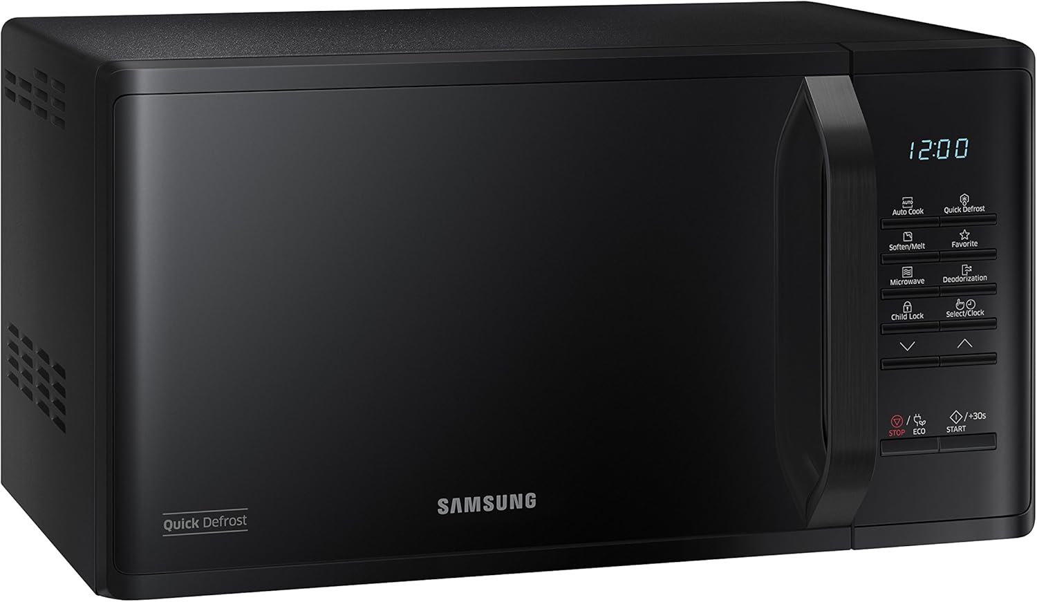 Cuptor microunde Samsung MS23K3513AK OL, putere w 800, capacitate l 23, numar programe 6, trepte de putere 6, negru