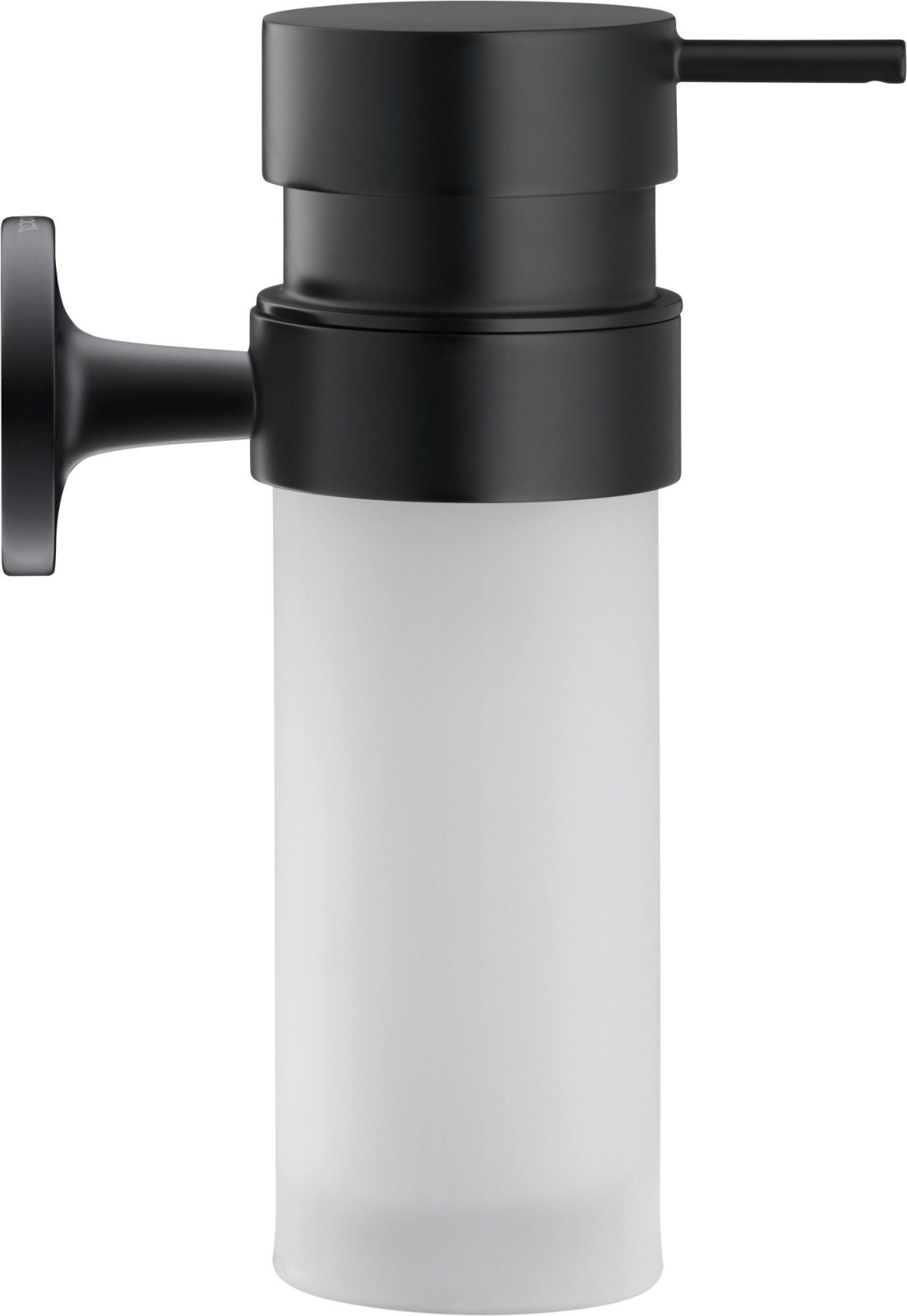 Dozator sapun Duravit 0099354600, baie Starck T, tip instalare pe perete, design modern, fixare sigura, negru