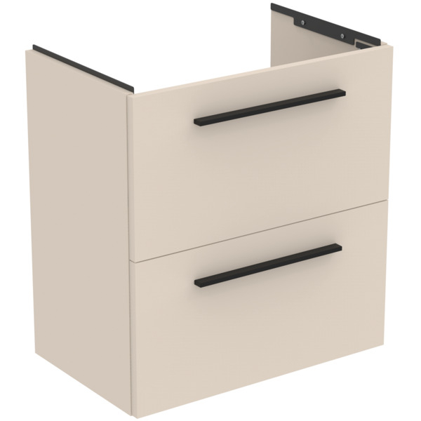 Dulap baza suspendat Ideal Standard i.life S 2 sertare bej - nisip 60 cm