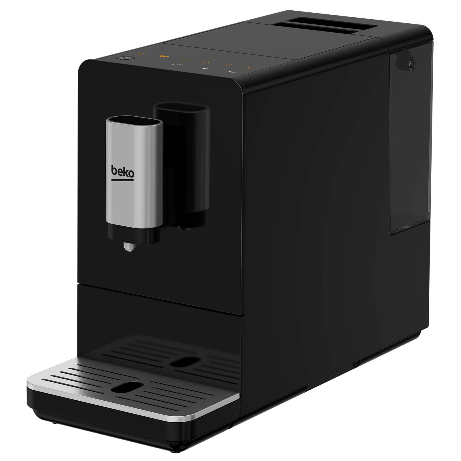 Espressor automat BEKO CEG3190B, 1.5l, 1350W, 19 bar, Rasnita reglabila, Afisaj Touch, Slim, cafea intensa, rapida, intr-un design compact pentru