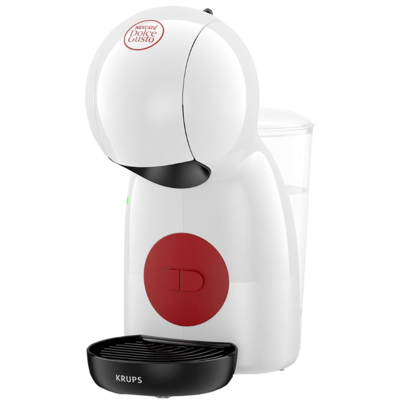 Espressor cu capsule Krups NESCAFÉ Dolce Gusto Piccolo XS KP1A0110, 1600W, 15 bari, functie eco, capacitate rezervor 0.8L, alb