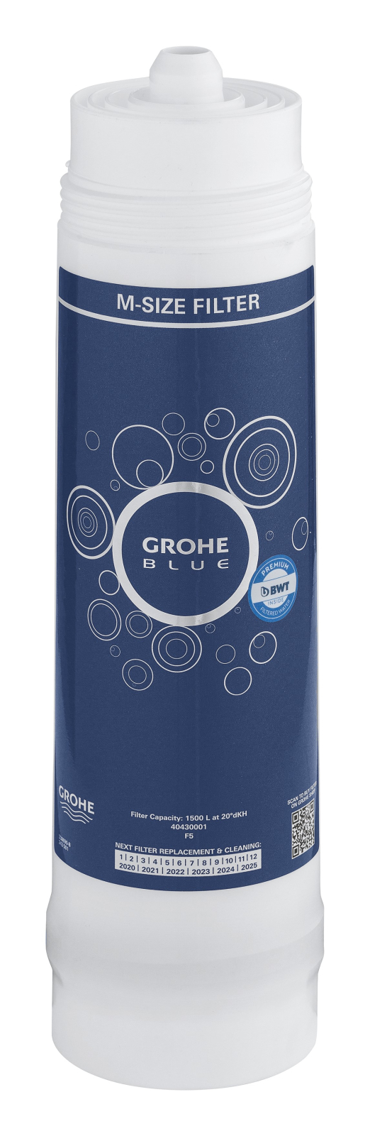 Filtru Grohe 40430001, Blue, gama produs compatibil blue home, blue pure, blue professional, capacitate l 1500