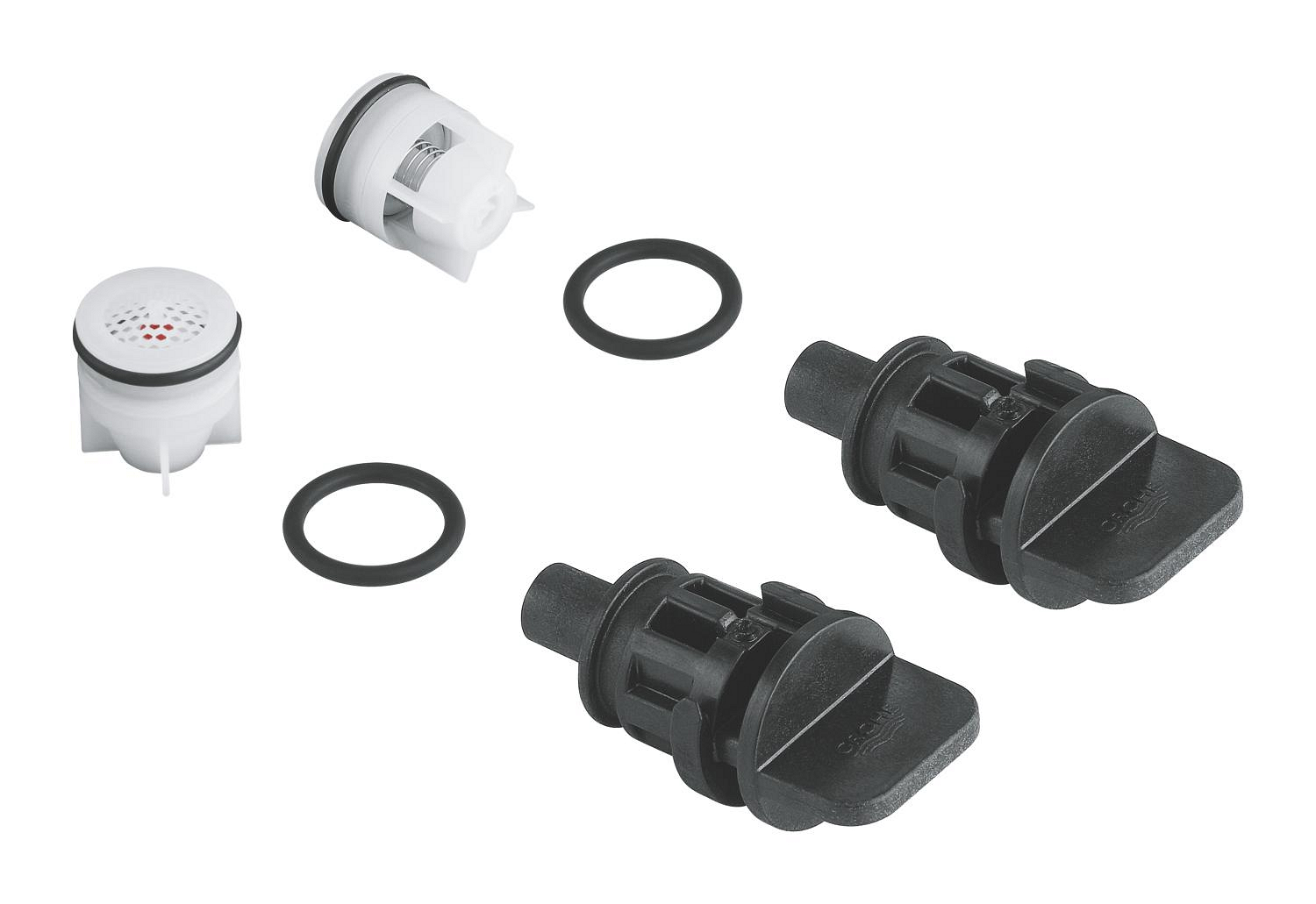 Filtru Grohe 49069000, 2 bucati pachet, smartcontrol gama compatibila, sisteme de dus utilizare, Crom