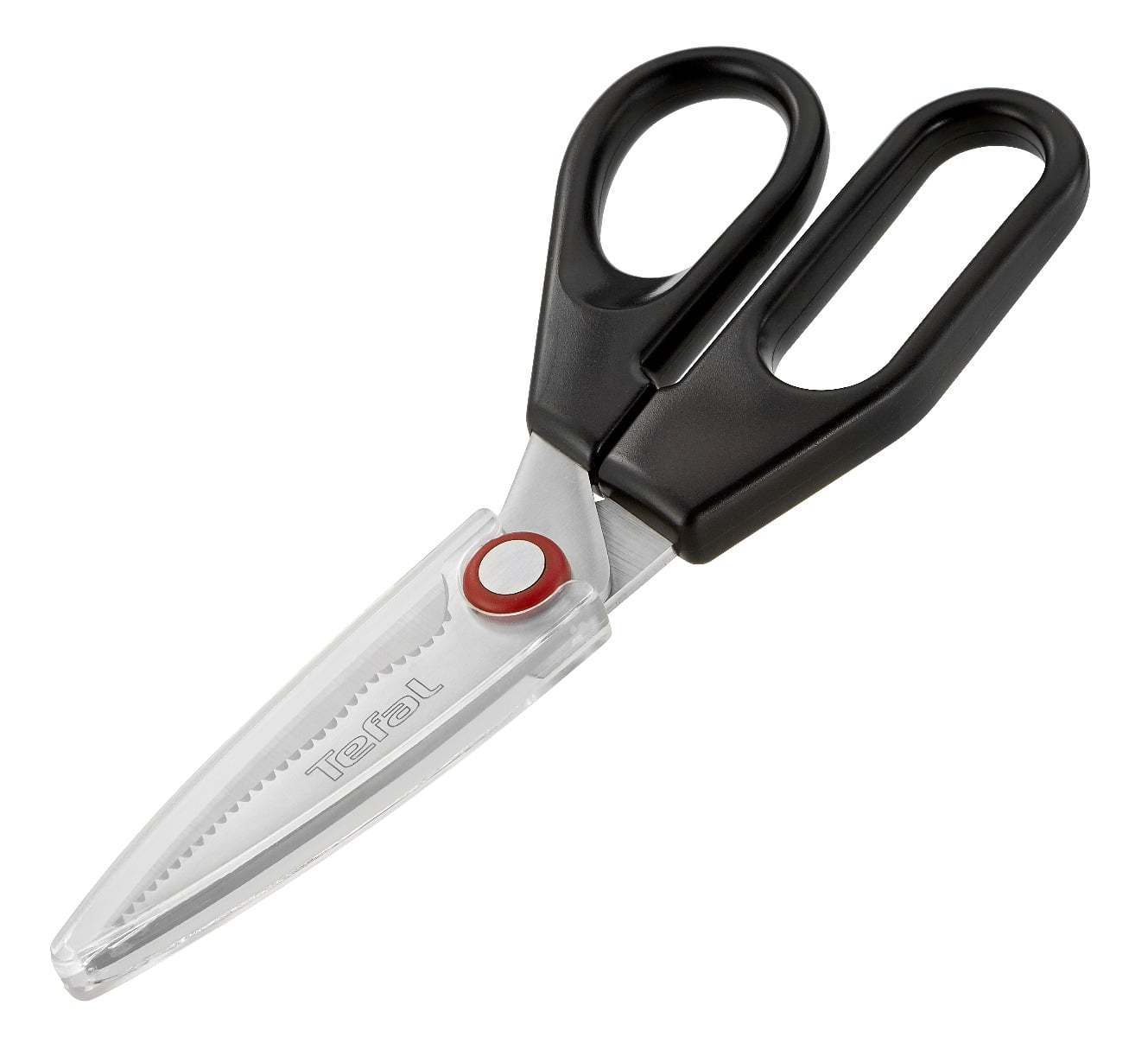 Foarfeca pentru bucatarie Ingenio K2071314, calitate premium, design inovator, fara BPA sau ftalati, lame inox, negru