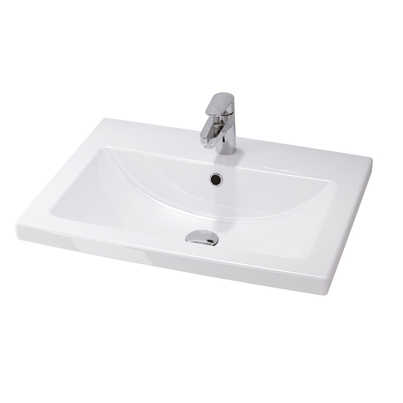 Lavoar pe mobilier Cersanit Como 60x45 cm - Imagine 1