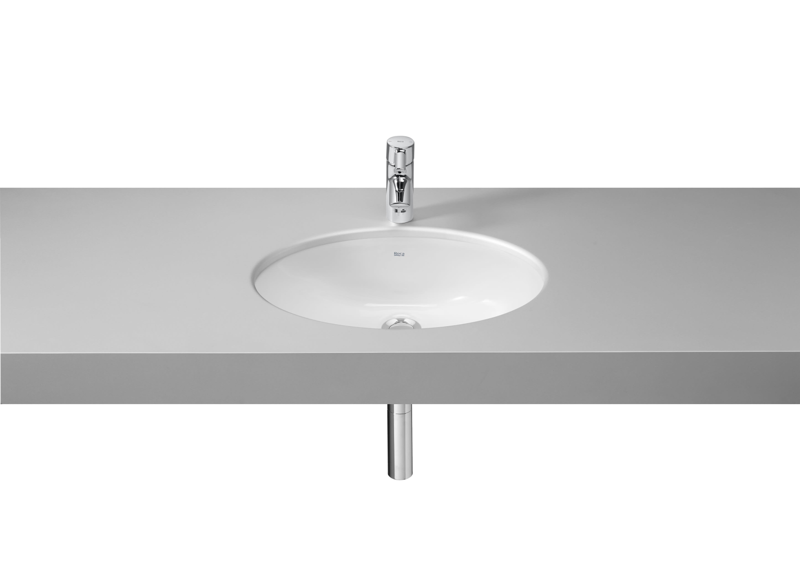 Lavoar Roca A322307000, Neo Selene, montaj sub blat, nr orificii baterie fara, preaplin, zona montaj interior, alb