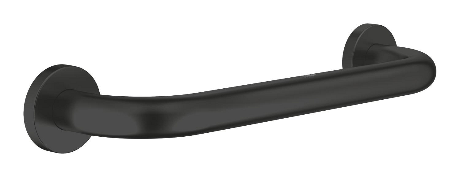 Maner de sustinere negru mat Grohe Essentials 35 cm - Imagine 1
