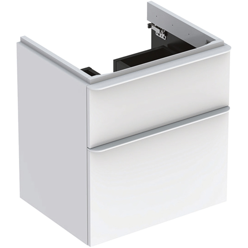 Mobilier suspendat Geberit Smyle Square, 60 cm, 2 sertare Soft Close,…