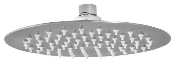 Palarie de dus rotunda Ferro Slim crom 200 mm - Imagine 1