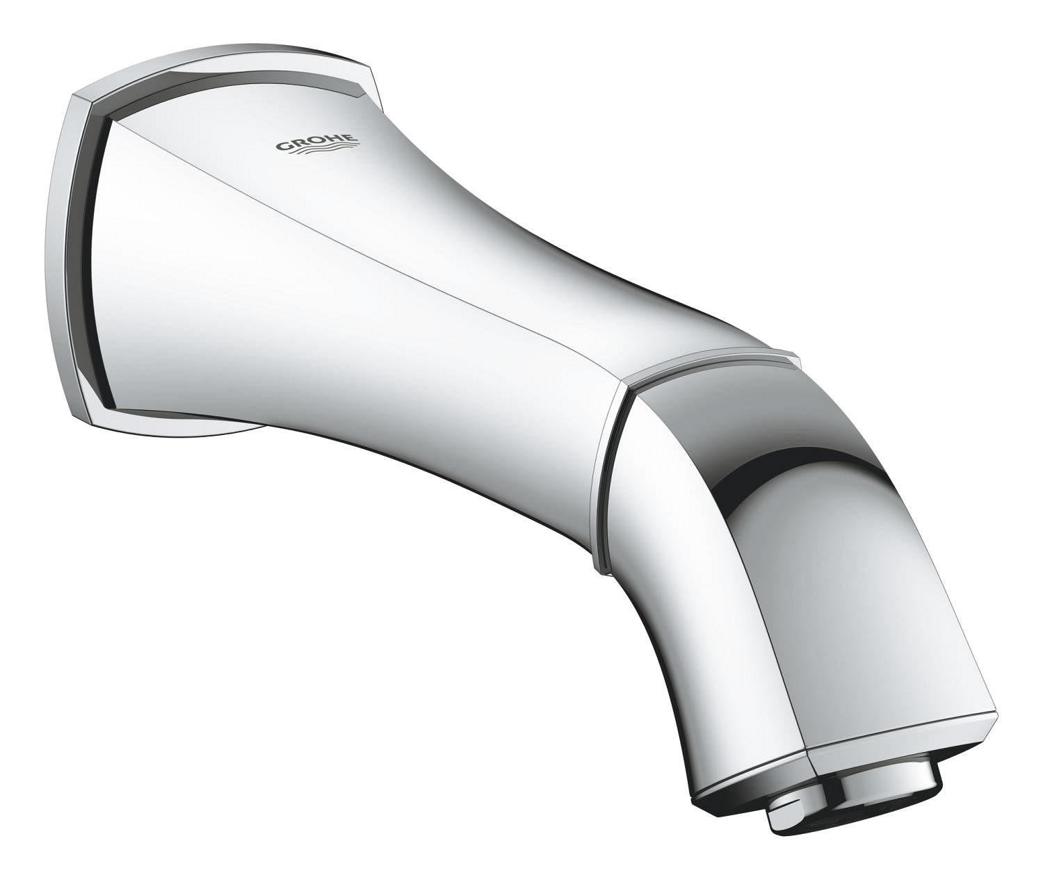 Pipa cada Grohe 13341000, 177 mm, 1 2 tip conexiune, 1 2 diametru conexiune, pe perete, aparent, Crom