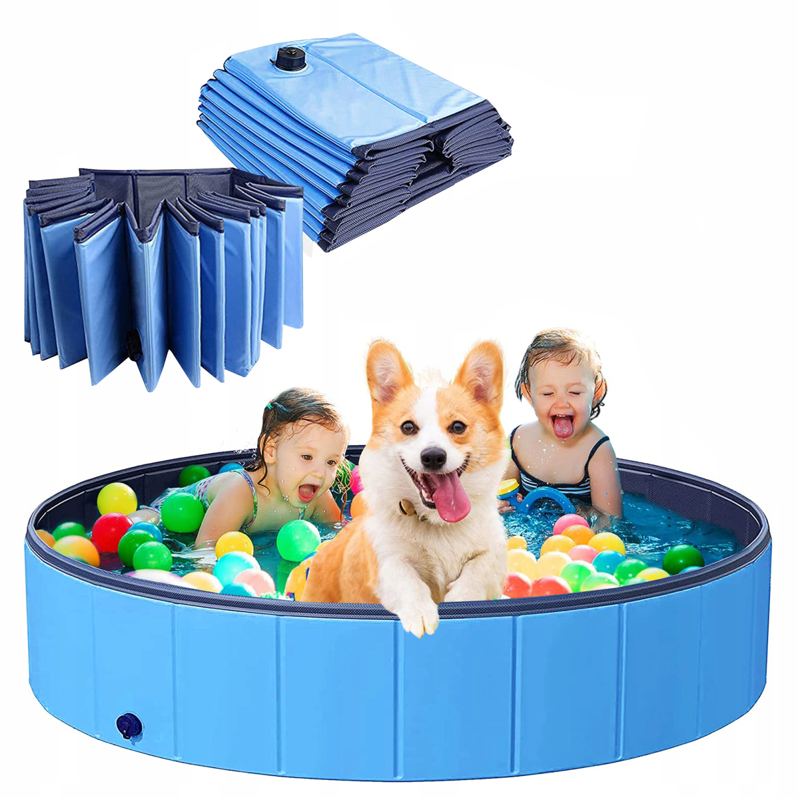 Piscina pentru caini sau copii Sersimo, 100x30 cm, 230litri Brius 
