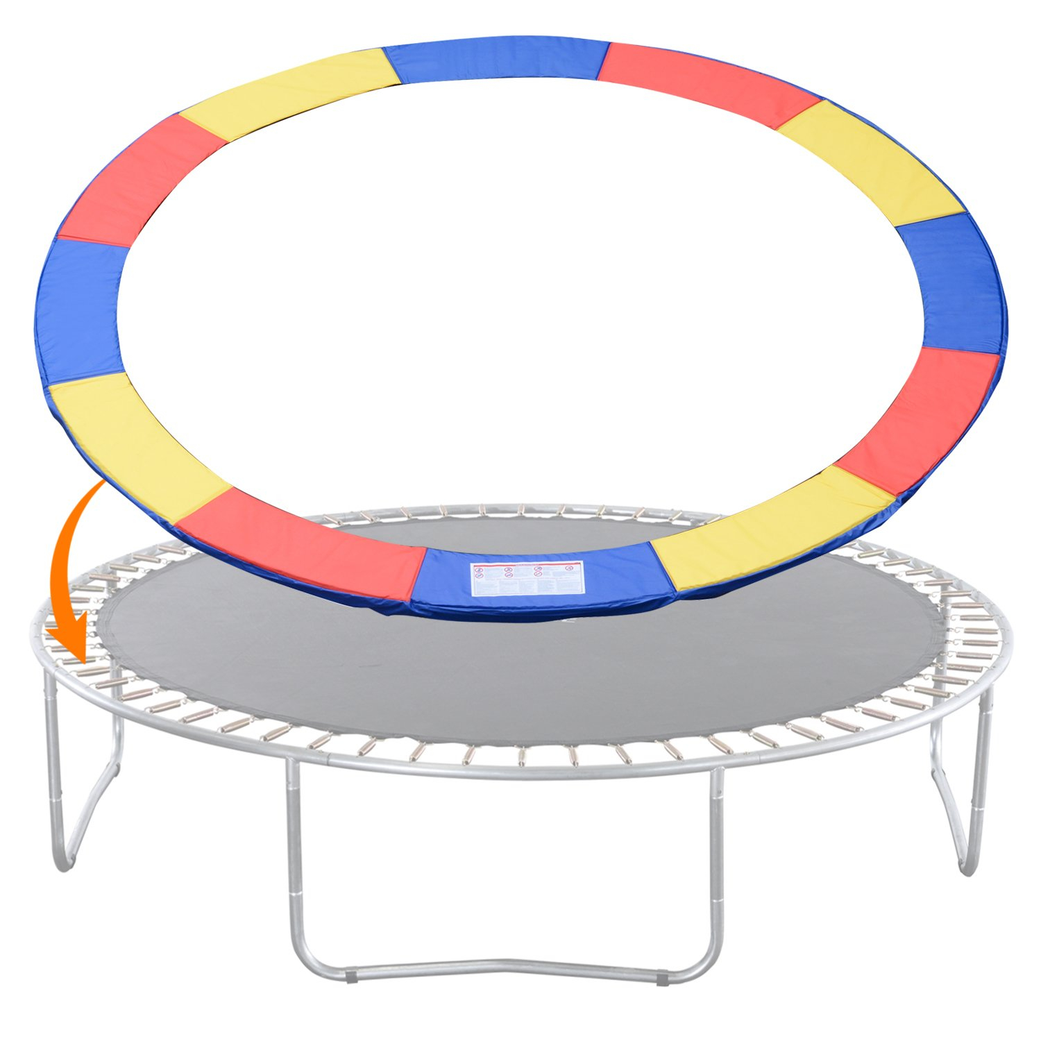 Protectie arcuri pentru trambulina cu diametrul de 426 cm, Multicolor