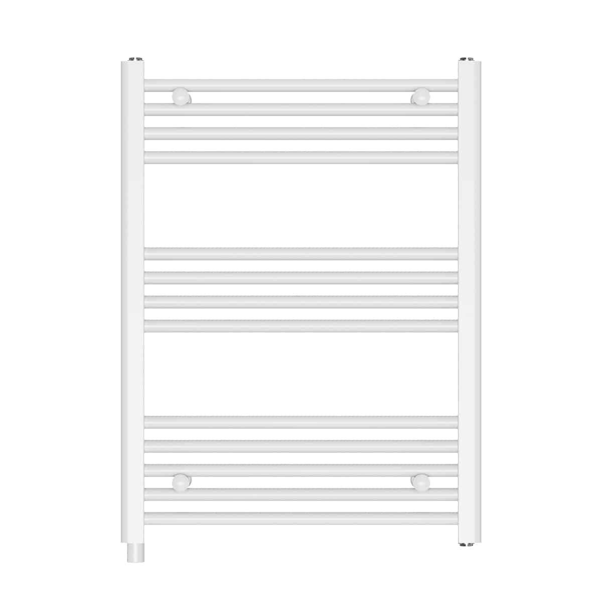 Radiator electric de baie portprosop HAEGER FAMILY WARM, Dimensiuni 80x60 cm, Putere 300 W, 13 bare de incalzire, Incalzire cu lichid termic, Alb