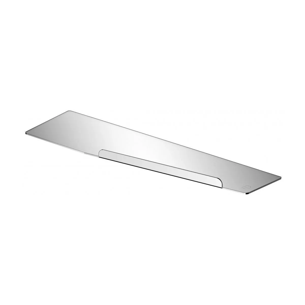 Raft baie Fdesign Piazza, 400 mm, pe perete, metal, crom, FD6-PZA-13-11