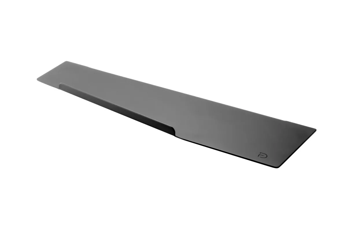 Raft perete FDesign Piazza FD6-PZA-13-22, 400 mm, montare pe perete, alama, mat, negru
