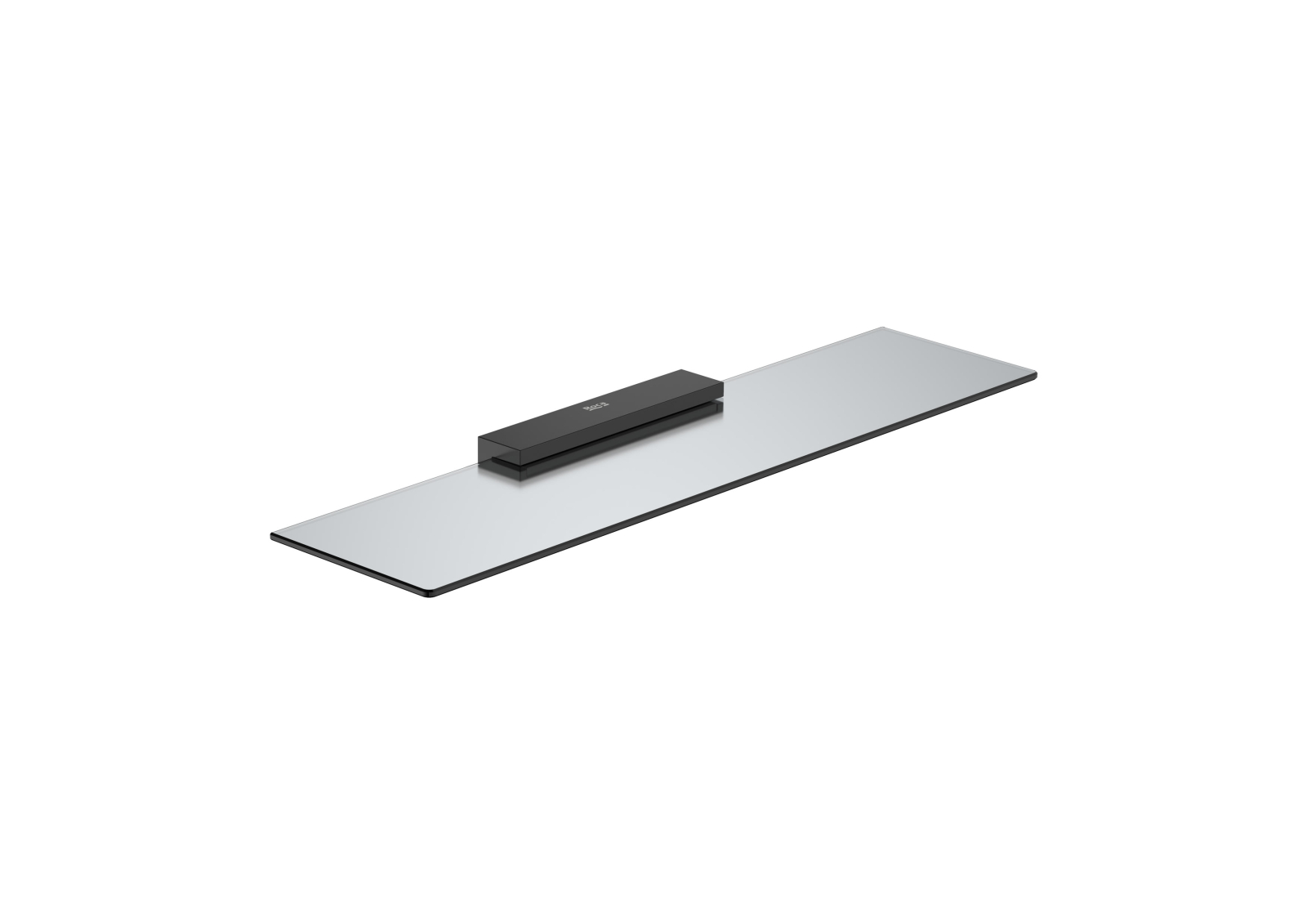 Raft Roca A817593C40, lavoar Hotels, numar orificii instalare 2, tip instalare pe perete, elemente fixare ascunse, negru