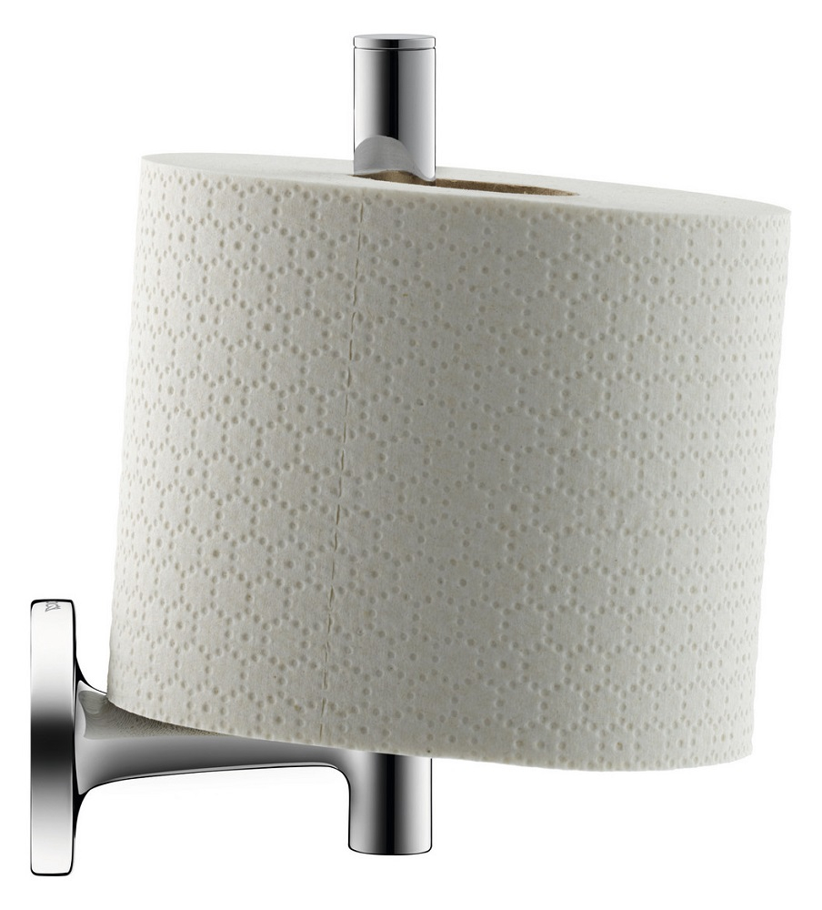 Rezerva hartie Duravit 0099391000, Starck T, tip instalare pe perete, numar orificii instalare 2, crom