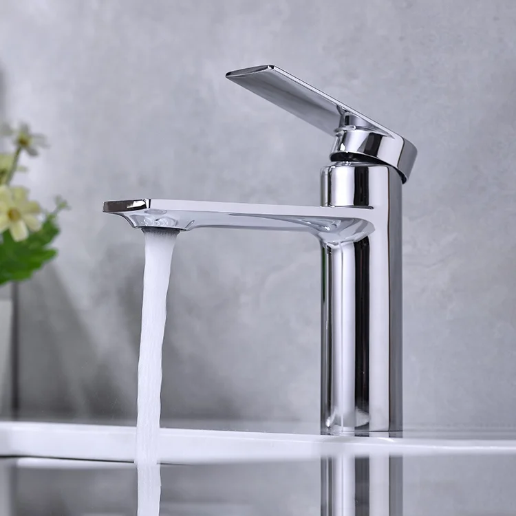 Set baterie Cada/Dus + Lavoar La Brocca ROMA, Monocomanda, Design slim, Economie de apa, Silentioasa, Usor de curatat si instalat, alama sanitara, Finisaj crom [3]