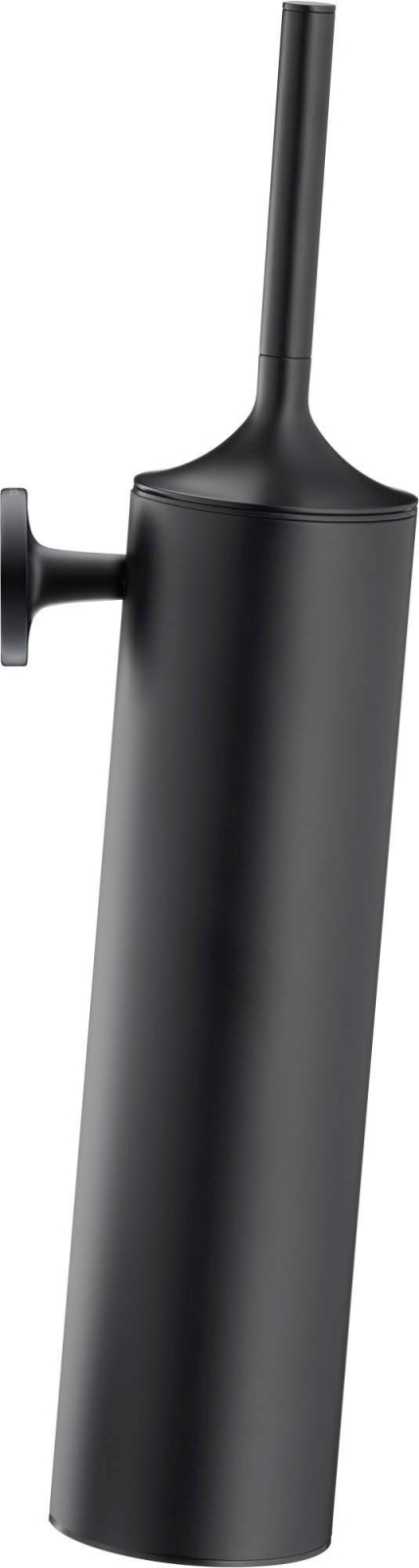 Set perie WC Duravit 0099464600, Perie Starck T, tip instalare pe perete, elemente fixare ascunse, negru