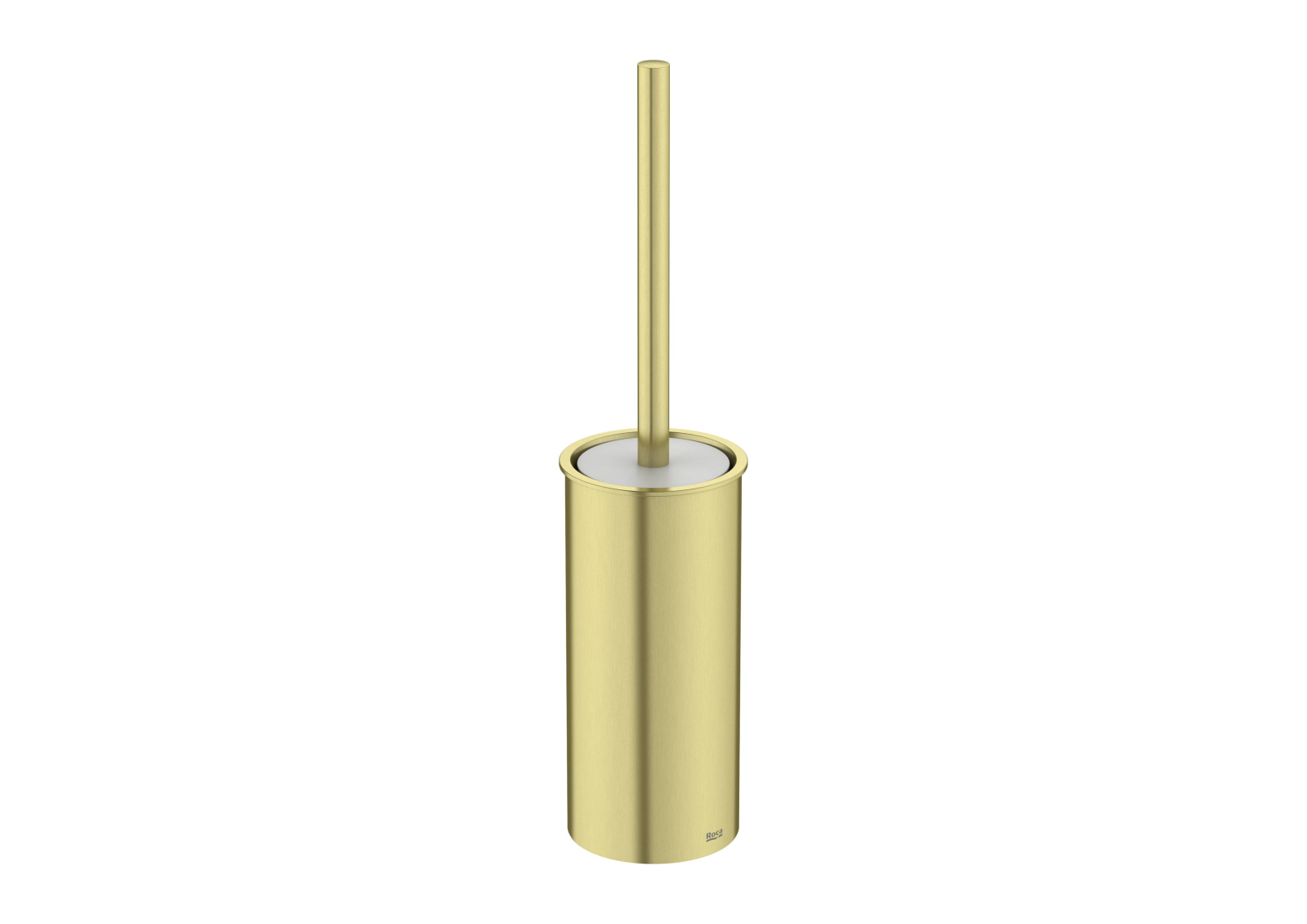 Set perie WC Roca A817038VA0, Perie Tempo, tip instalare pe podea, elemente fixare ascunse, seria Tempo, auriu