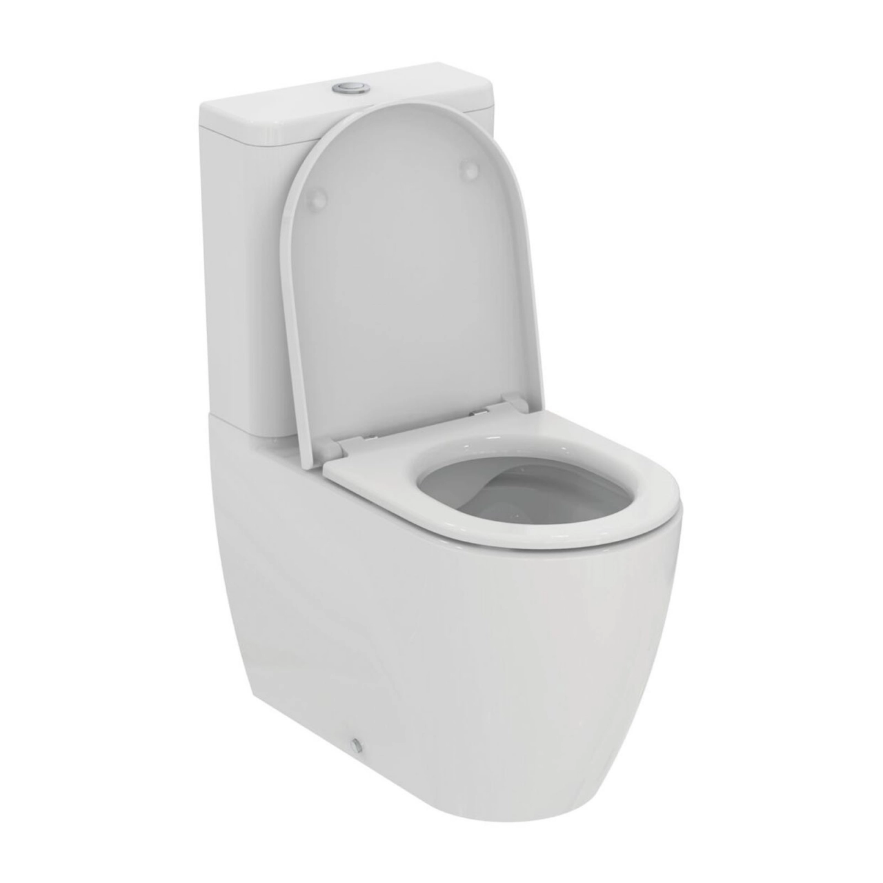 Set vas WC Ideal Standard Ellisse rimless BTW cu capac softclose alb si rezervor