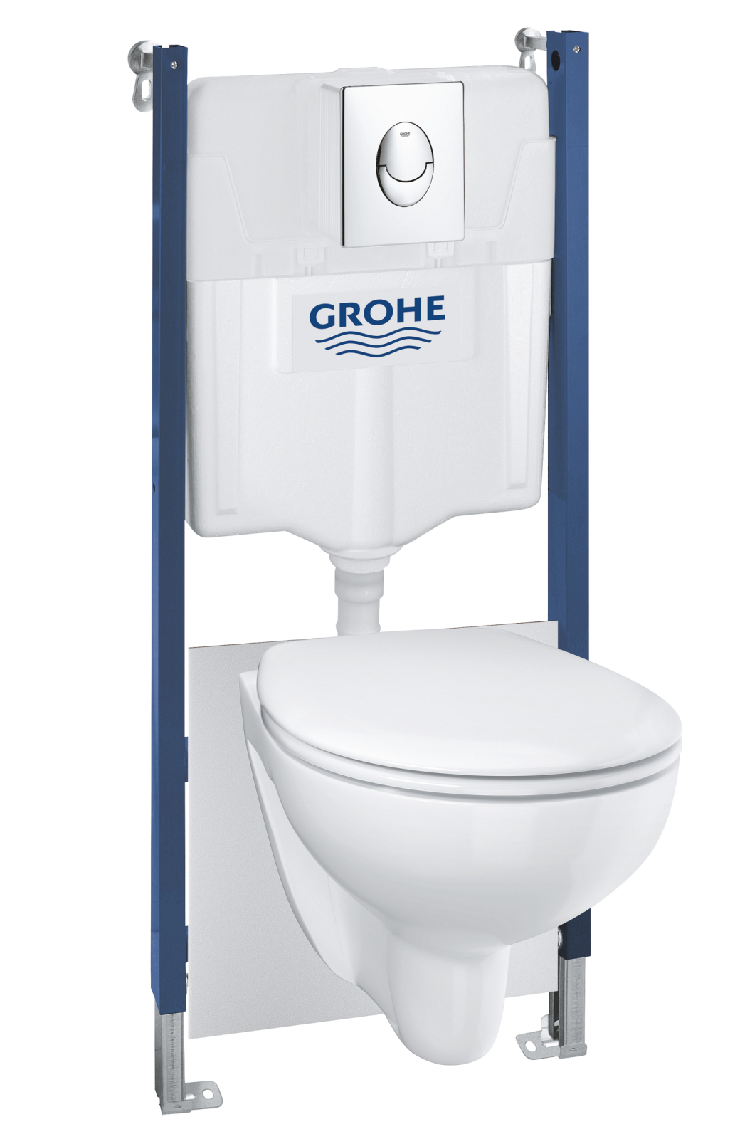 Set WC Grohe 39419000, 156 mm, 197 mm, 90, 110 mm, 180, 230 mm, 531 mm, 368 mm, 2 moduri spalare, Lucios