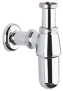 Sifon lavoar Grohe 28920000, 245 mm, 66 mm, 1 1 4 conexiune lavoar, 32 diametru, 32 mm conexiune perete, Crom
