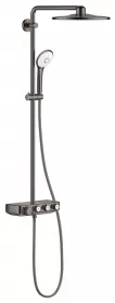 Sistem de dus Grohe Euphoria SmartControl 310 26507A00, termostat, 310 mm, aparent, anti-calcar, lucios, grafit