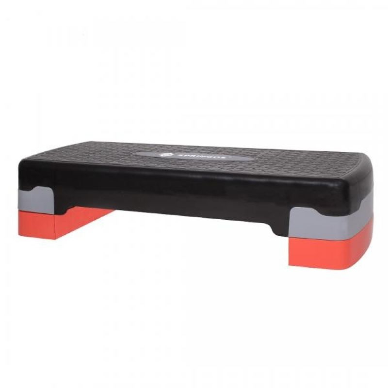 Stepper aerobic fitness ajustabil 2 niveluri de inaltime, suporta pana la 350 kg Brius 