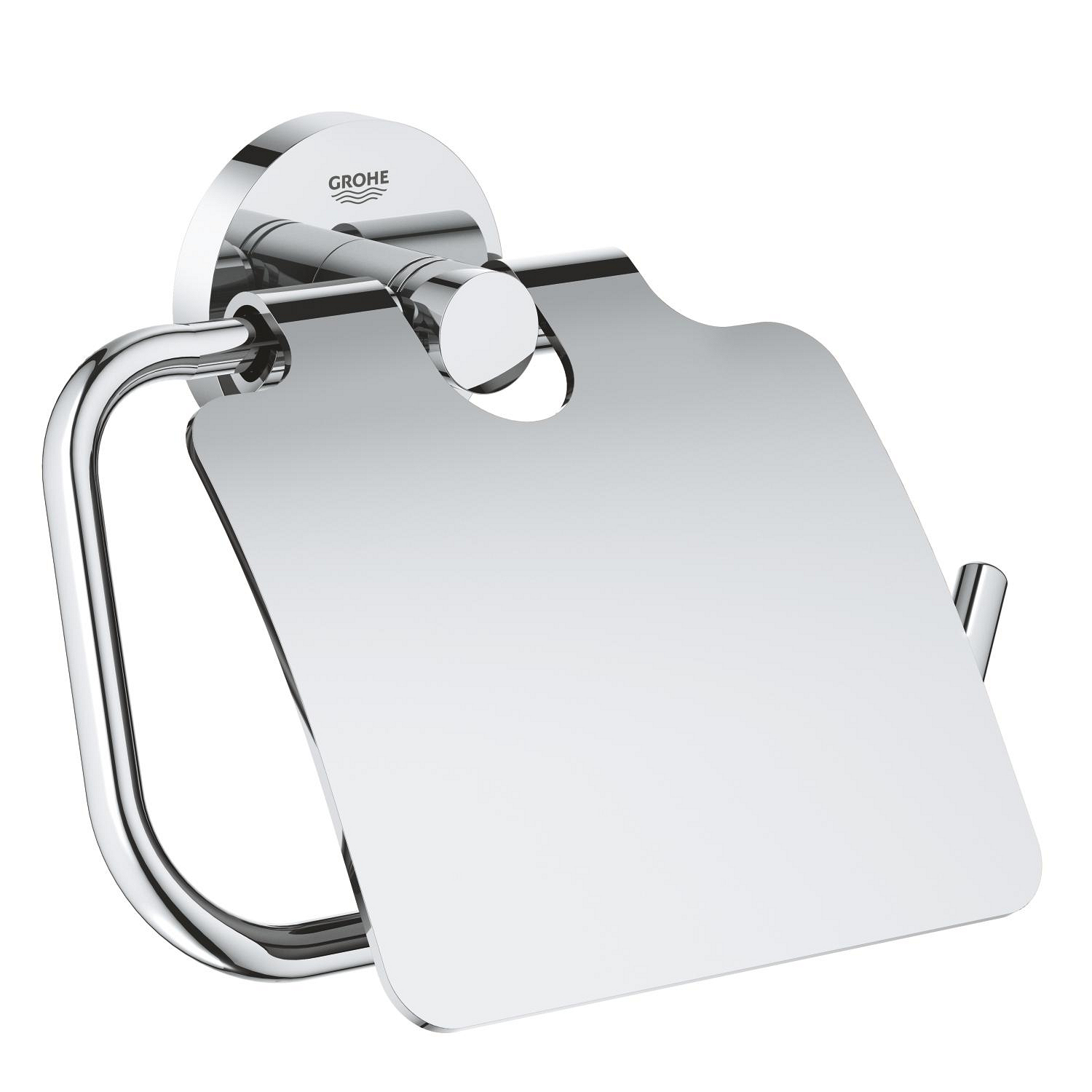 Suport hartie Grohe 41179000, igienica Start, tip instalare pe perete, numar orificii instalare 2, crom