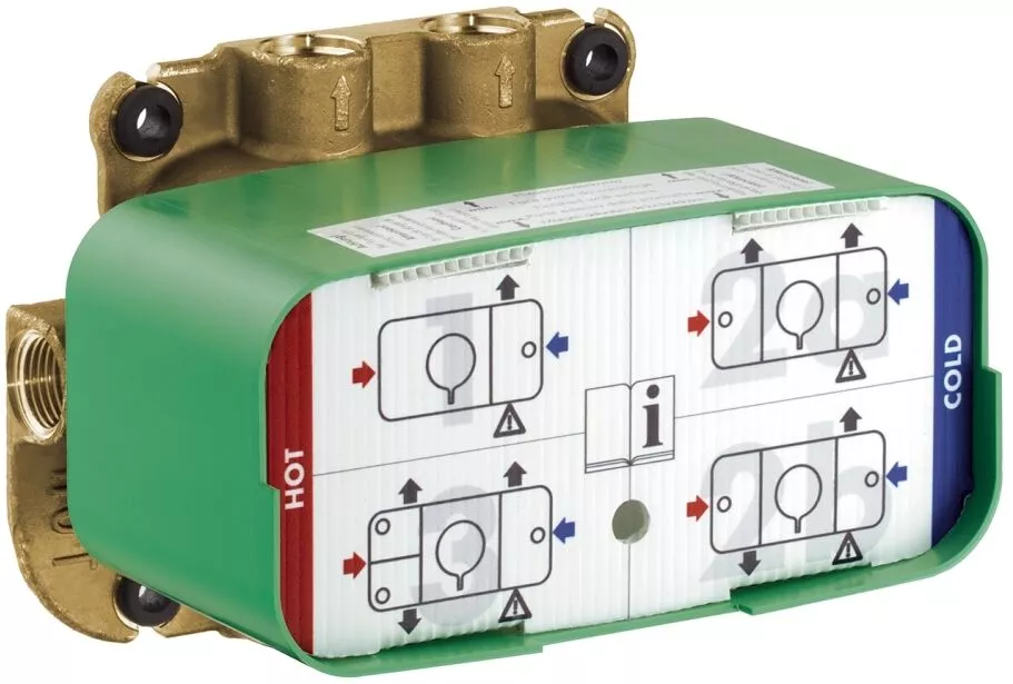 Valva incastrata Axor One, sisteme de dus, alama, 45710180