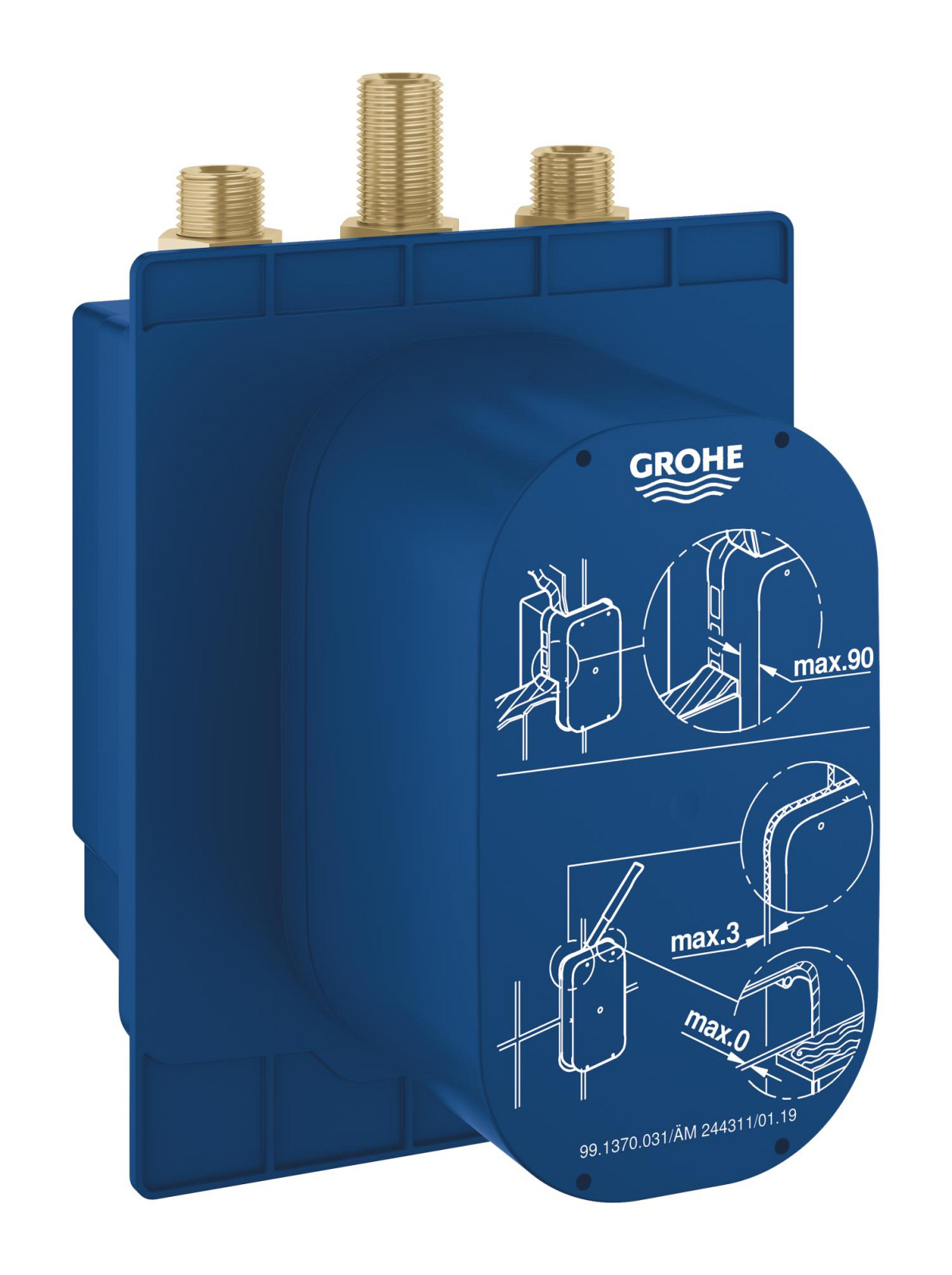Valva incastrata Grohe 36322001, 36321000 produs compatibil, izolata