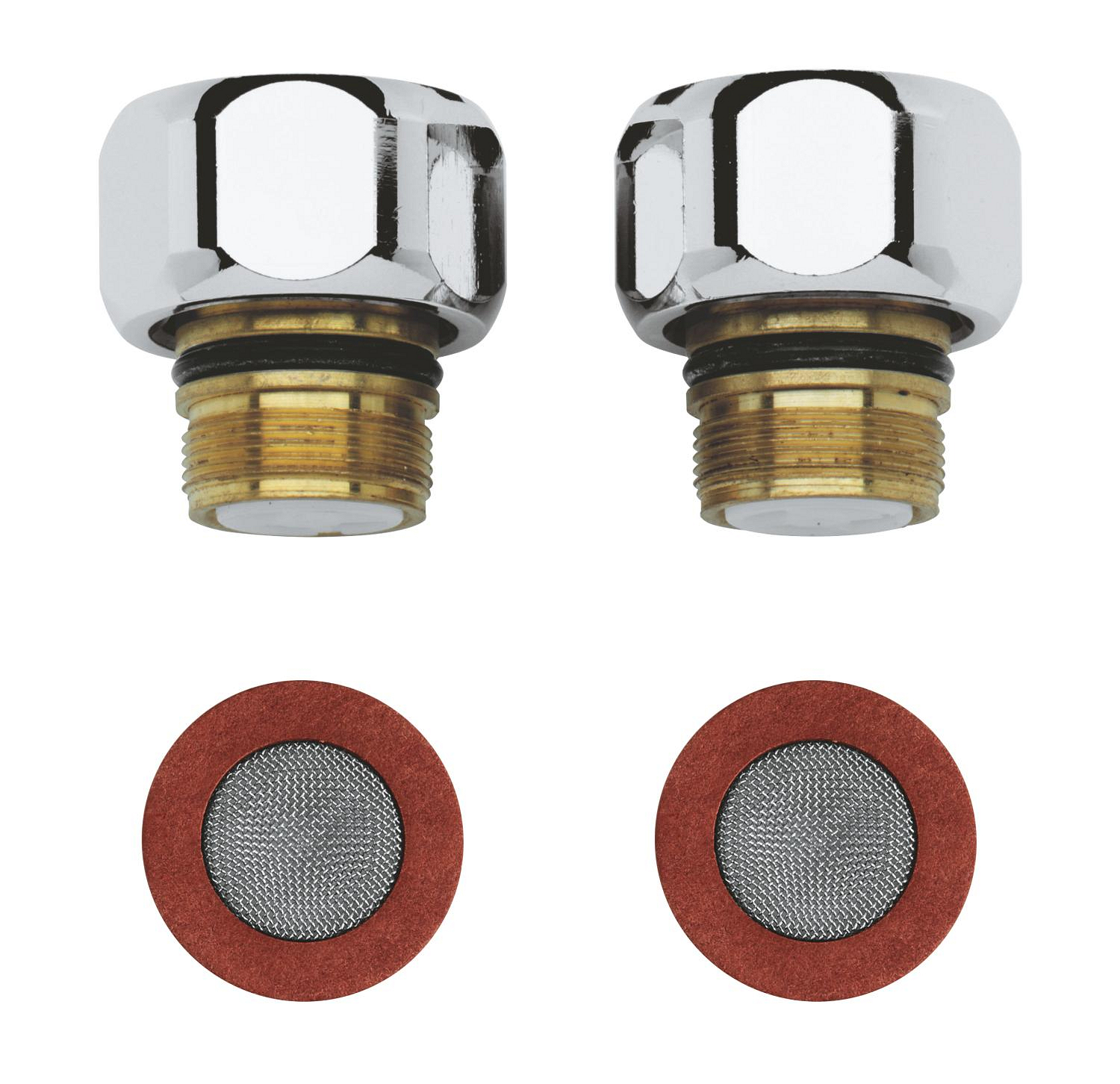 Valva non-retur Grohe 47189000, 2 bucati pachet, filtrare functie, baterie dus, baterie cada utilizare, 2 bucati