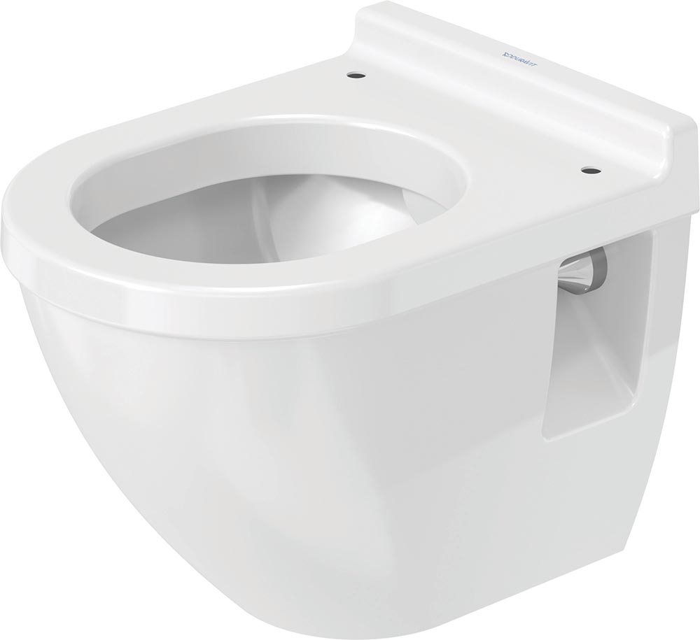 Vas WC Duravit 2202090000, Starck 3, montaj suspendat, tip clatire jet de apa, tip evacuare orizontala, alb