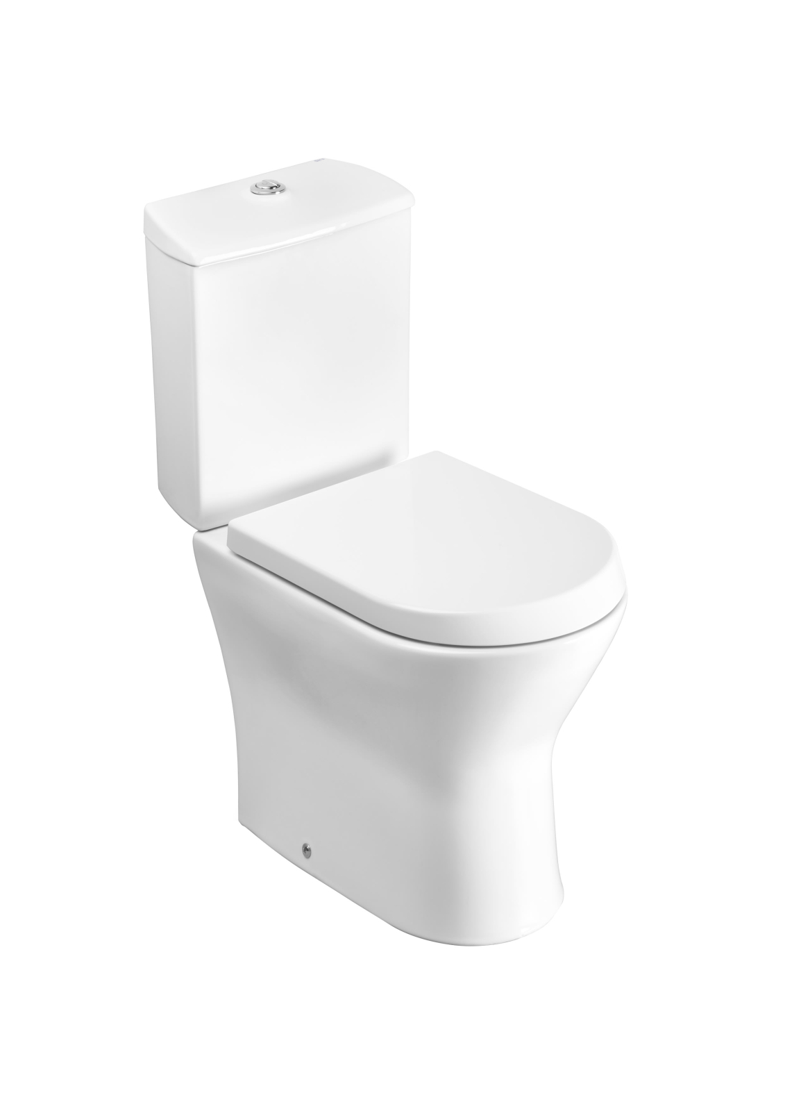 Vas WC Roca A34264T000, Nexo, montaj pe podea, tip clatire jet de apa, tip evacuare verticala, orizontala, alb